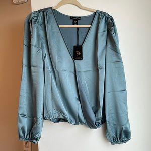 Sincerely Jules satin blouse top
